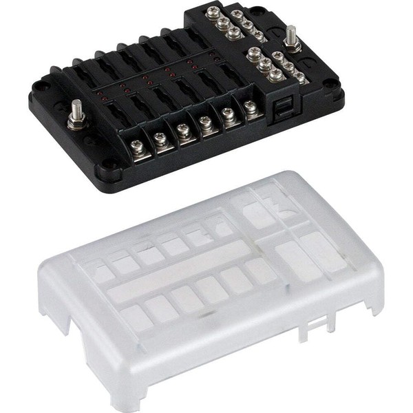 Sea-Dog 445188-1 LED Indicator Fuse Block - 12 Terminals