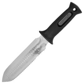 ZENPORT Tools Zenport Soil Knife K247 ZenBori with Black Handle, Sheath and Depth Measurement