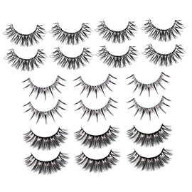 Healeved Lash Extensions Natural Look False Lashes Pairs Fluffy Eyelash Beauty Supplies for Women