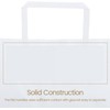 GSSUSA White Kraft Paper Gift Bag with Handles, 10x5x13 Bulk