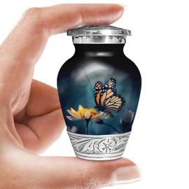 Butterfly Urn for Human Ashes | Keepsake Handcrafted Funeral Memorial | Decorative Cremation Urn for Women and Men