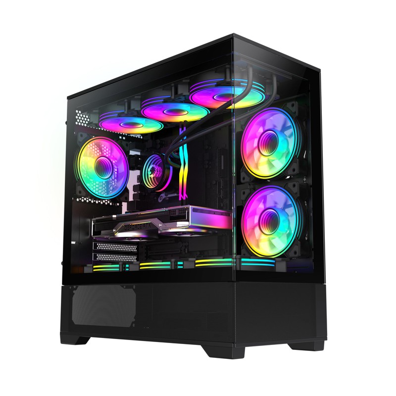 GAMEMAX Vista MB Black Micro-ATX Tower Computer Case