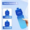 24oz Bike Squeeze Water Bottle, BPA Free Cycling Water Bottles,Leakproof,