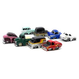 DCD Hobby/Alt 2024 Series 2 Set of 8 Pieces Cute Diecast Model Cars by CarTuned for Boys' Play with Working Wheels