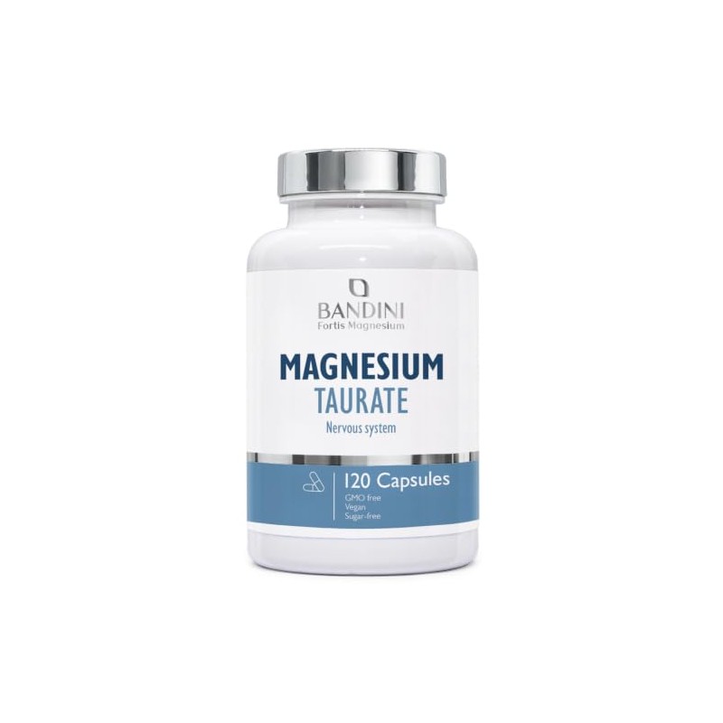 Bandini® Magnesium Taurate 2.000mg per Day | 120 Capsules High