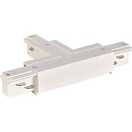EUTRAC T-Connector for 3-Phase HV Rail, Earth Left T-Connector 1, White