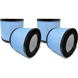 Nispira True HEPA Filter for Mike Air Purifier c102 ibuki MA-18 4pk