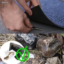 LBYHZS 2 Piezas Piedra Falsa para Ocultar Llaves, Guarda Llaves Exterior, Piedra Falsa para Esconder Dinero, Escondite Seguro, Resistente al Agua, para Jardín, Patio, Exteriores