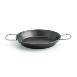 Quid 7559016 – Paella pan 26 cm 2 Rations Senia, Color Black, 37.4 x 26.2 x 6.5 cm