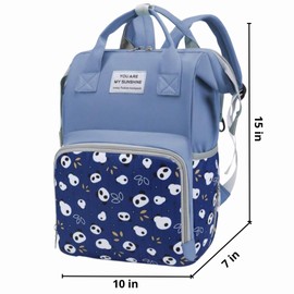 MARYAS Diaper Bag for Boy - Pañaleras para Bebe, Diaper Bag Essentials, Baby Nappy Changing Bag, Baby Bags for Boys - Insulated Pockets & Stroller Straps, Diaper Bag Green