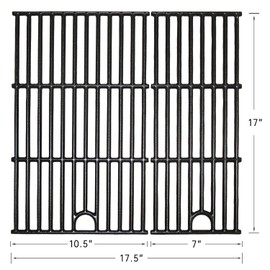 Hongso 17" Grill Grates Replacement Parts for Charbroil Performance Series 2 Burner 463630021 463655021 463655621 463655421 463660021 463660421 463654022 463630422 Models, G426-0005-W1 G426-0004-W1