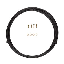 Alomejor Hydraulic Brake Hose for Shimano Hydraulic Brake Hose Brake Oil Pipe Connector Insert Set for GUB BH90 BH59 Black (BH50)
