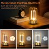 Metal Table Lamp, Modern and Elegant, Light Modes with Warm,