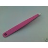 Sanguine Pink Slanted Eye Brow Tweezers Plain