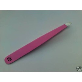 Sanguine Pink Slanted Eye Brow Tweezers Plain