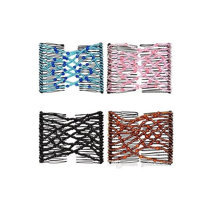 Fashion Jewerly 3 Peinetas Mágicas Elásticas Para El Cabello