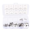 120PCS Snap Rings Assortment Kit Corrosion Resistant Stainless Steel Retaining