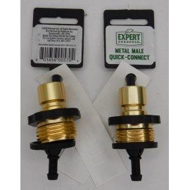 pnkmonkey (2) Quick Connector Heavy Duty Metal Male End 3/4" & 5/8"