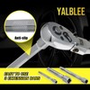 Yalblee 6-Piece Flex Head Ratchet Set, Swivel Head Ratchet Wrench