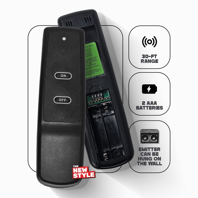 Remote Control Fireplace Basic System ON/Off for Standard Millivolt Valve