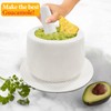 Large Mortar and Pestle Set with Anti-Scratch Silicone Pad,2.3 Cups,6"Mortar