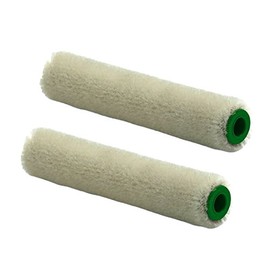 Nölle 10705201 Velour Paint Roller, Green/White, 10 cm Set of 2 Pieces
