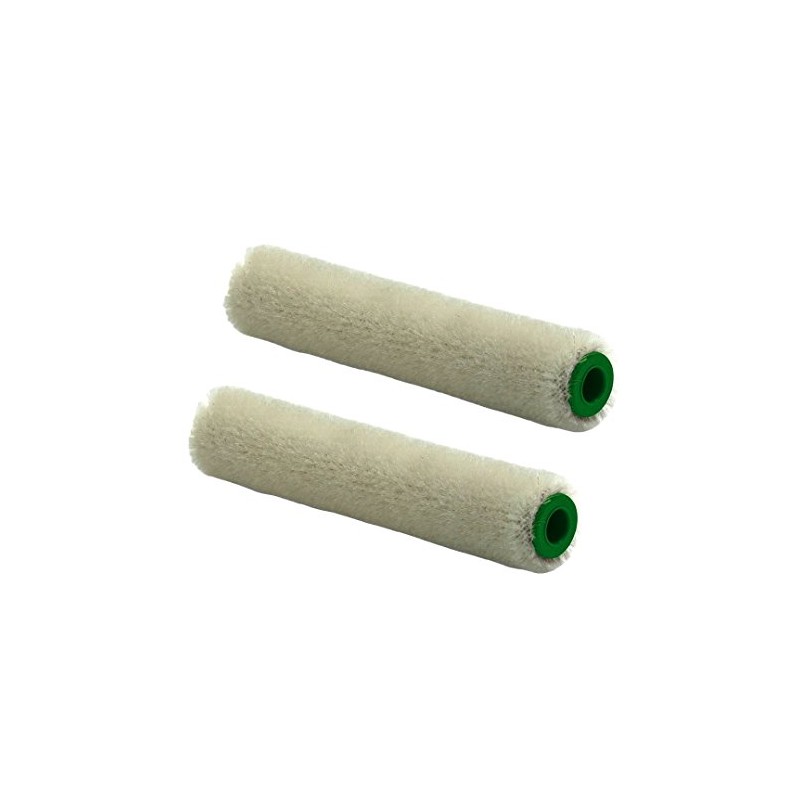 Nölle 10705201 Velour Paint Roller, Green/White, 10 cm Set of