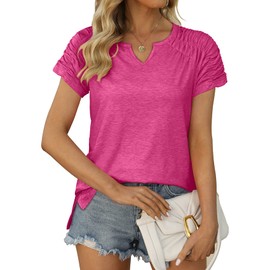 Cute Shirts for Women Dressy Casual Summer Clothes for Women 2024 Fashion M