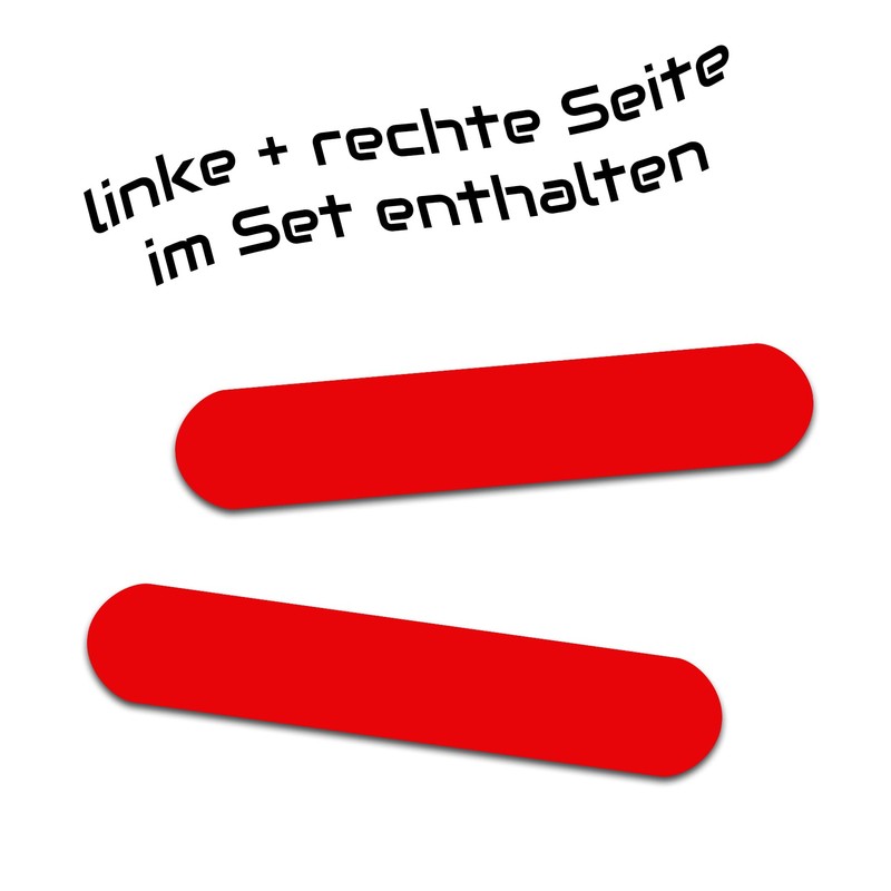 Rear Lights Film Set Sticker Tint Film Tailored Tailored (Red