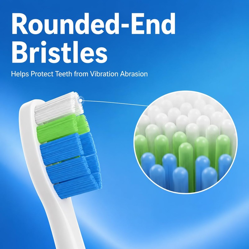 Replacement Heads Compatible with Auraglow Sonus Electric Toothbrush,for Auraglow Electric
