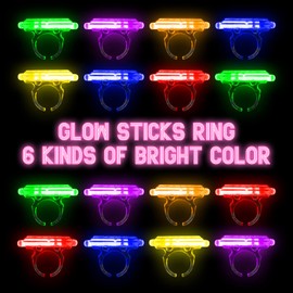 Valentines Day Cards for Kids-28 rings with glow stick, 28 Valentines Cards for School Classroom Valentines Gift Exchange, Valentines Party favor supplies for Kids,Gift Prize for Boys Girls
