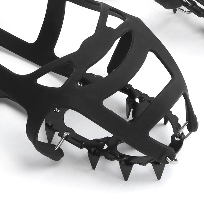 Crampons 18 Teeth Antislip Strong Grip Drop Resistant Ice Cleats