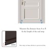 BAINING Metal Door Draft Stopper, 36 Inch Under Door Sweep