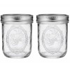 Wide Mouth 16 oz Mason Jars with Lids and Bands