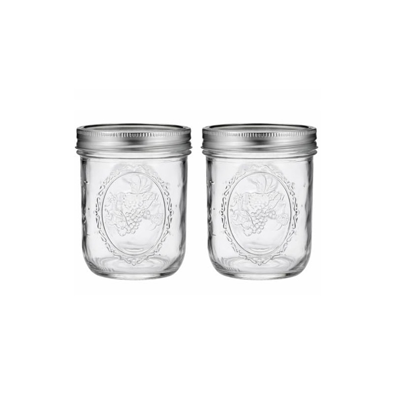Wide Mouth 16 oz Mason Jars with Lids and Bands