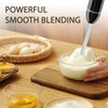 Bonsenkitchen Hand Blender, Immersion Blender with 2 Mixing Speeds, Portable