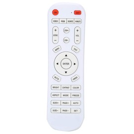 Tosuny Universal Projector Remote Control Smart Controller, 10m/33ft Remote Control Distance, White