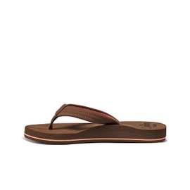 Reef womens Reef Cushion Breeze Flip Flop, Chocolate, 8 US