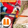 Levemolo 4pcs Tree Felling Wedges for Logging Durable Wood Cutting