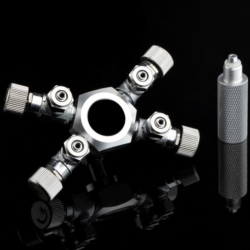 Multi Ways Distributor Aquarium Regulator CO2 Splitter Valve Fish Tank(4