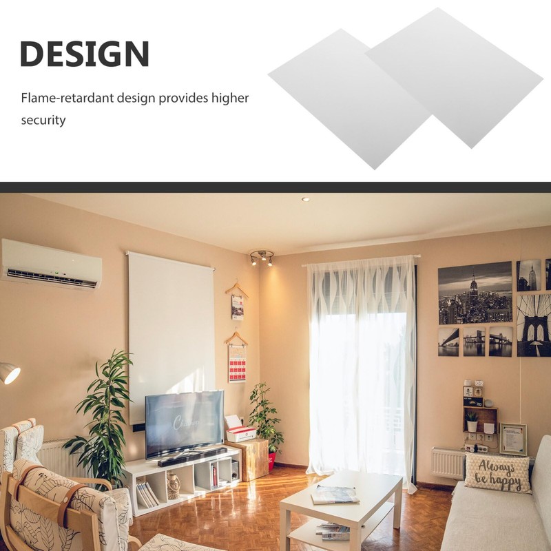 GLEAVI 10pcs Hard Sheets Panels for Crafts Fire Retardant and