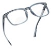 YEIN Bifocal Reading Glasses with Clear Lenses, Spring Hinge Blue
