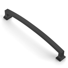 Asidrama 10 Pack 7.5 Inch(192mm) Hole Centers Kitchen Cabinet Handles, Matte Black Cabinet Pulls Kitchen Cabinet Hardware for Cupboard Drawer Pulls