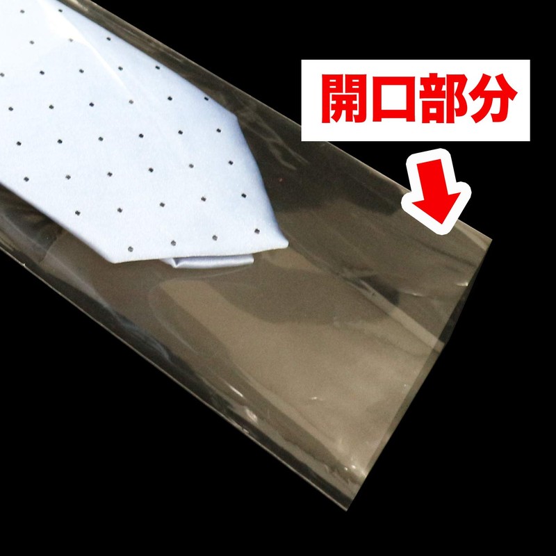 OPP Bags for Ties (100 Sheets) L Size with Air