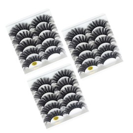 Healvian Volume False Eyelashes 15 Pairs Soft Natural Makeup Lashes for Women Wispy and Full Design for Everyday Wear and Special Occasions