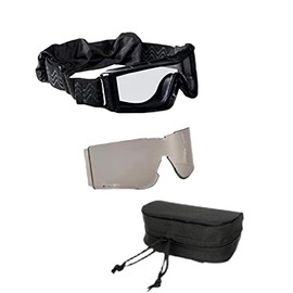 Volley X810 Tactical Goggles Asian Fit + Replacement Lens CSP (Brown) + CIWS Original Cleaning Cloth Included