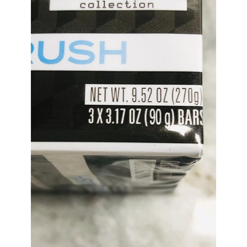 White Rain Men’s Collection Solar Rush Bar Soap: X 3