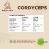 Cordyceps Suplemento 150 Cápsulas Raíces Zen Premium Sin Sabor