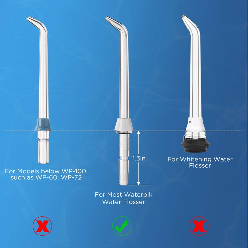 Replacement Tips for Waterpik Water Flosser (6 Classic Jet Tips
