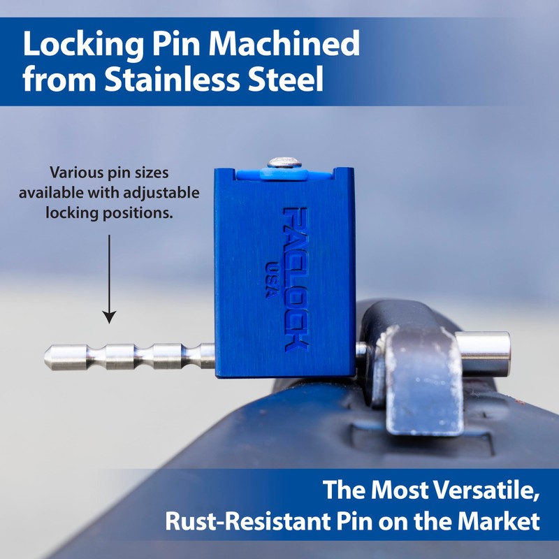PACLOCK's 79-Series Universal Trailer Lock, UCS, 383" Pin for 1UP®